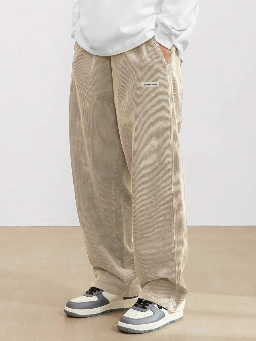 Wide Leg Draping Casual Pants
