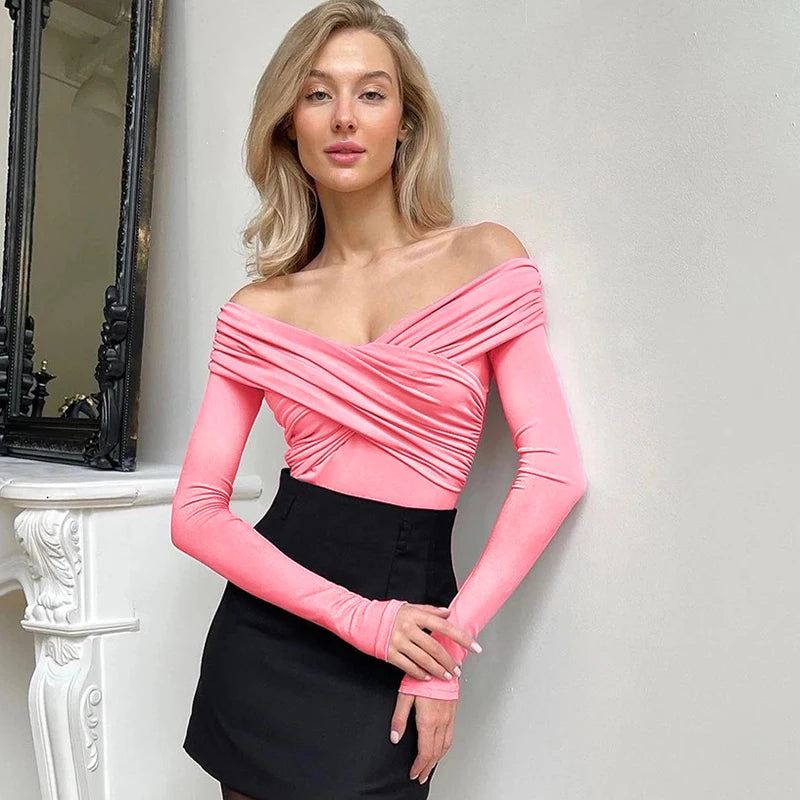 Red Backless Corset Bodysuit – Slim Fit Spring Fashion