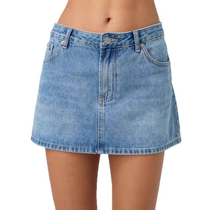 '90s jean skirt
