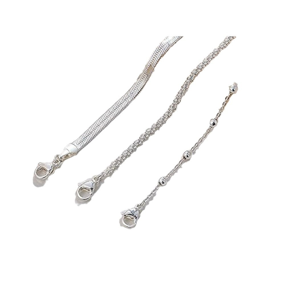 Exquisite Twist Bracelet Stainless Steel Layered Wear Snake Bones Chain